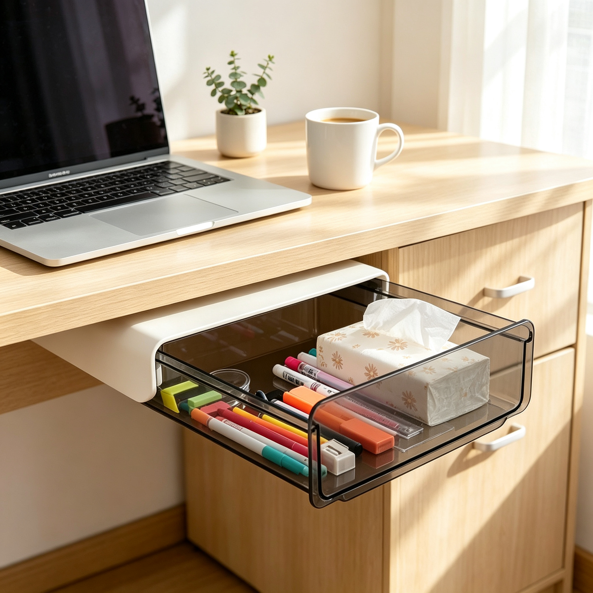 π€ Under-Desk Hidden Drawer | Slide-Out Storage Organizer | Clean Clutter-Free Workspace