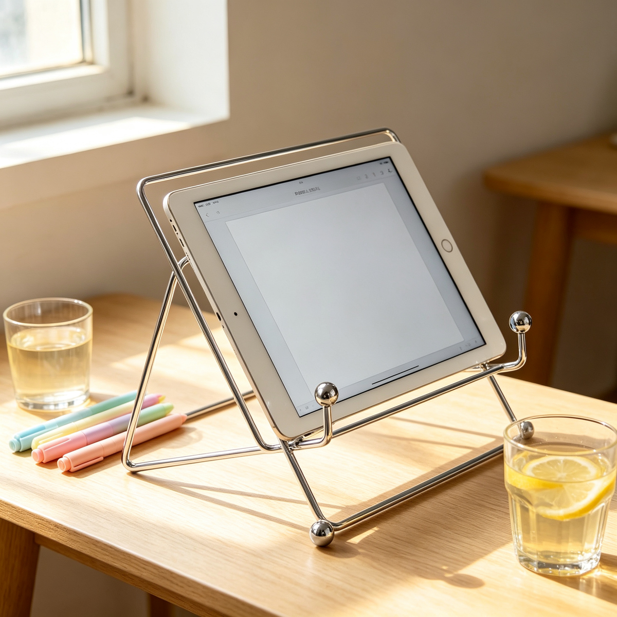 π± Desktop Tablet Stand | Metal Display Holder | Hands-Free Desk Essential