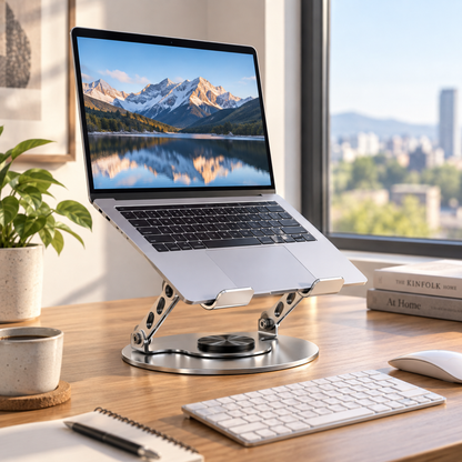 💻 Adjustable Laptop Stand | Ergonomic Desk Support | Flexible Workstation Upgrade