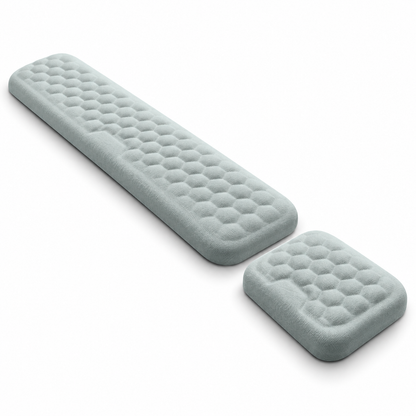 Ergonomic Wrist Rest Set | Soft Cushioned Support | Desk Comfort Duo