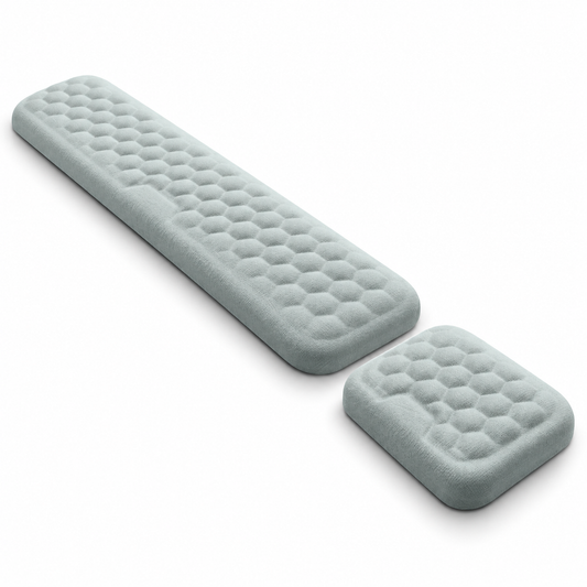 Ergonomic Wrist Rest Set | Soft Cushioned Support | Desk Comfort Duo