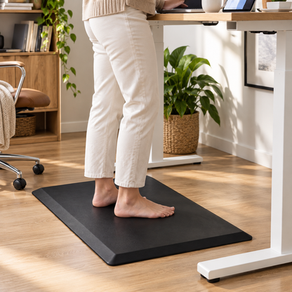 🖤 Anti-Fatigue Standing Mat | Cushioned Support | All-Day Standing Comfort