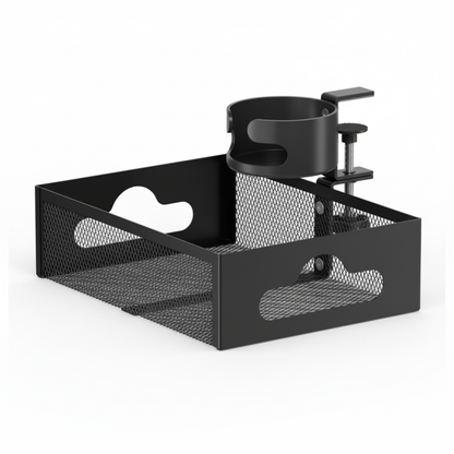 🧷 Cable Organizer | Metal Desk Tray | Office Setup | Desk Lovers | Clutter-Free Look