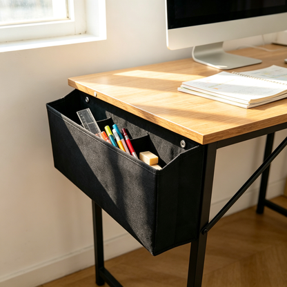 🖤 Desk-Side Hanging Organizer | Multi-Pocket Storage | Keep Essentials Within Reach