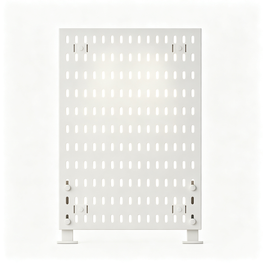 🤍 Desktop Pegboard Organizer | Customizable Vertical Storage | Clean Space-Saving Desk Setup