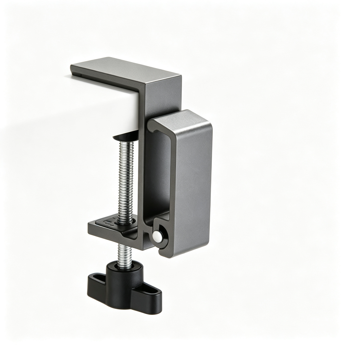 Desk-Edge Bag Hanger | Clamp-On Metal Hook | Keep Bags Off the Floor