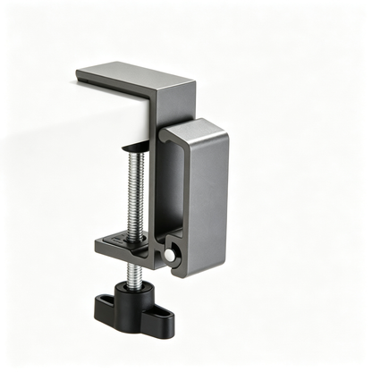 Desk-Edge Bag Hanger | Clamp-On Metal Hook | Keep Bags Off the Floor