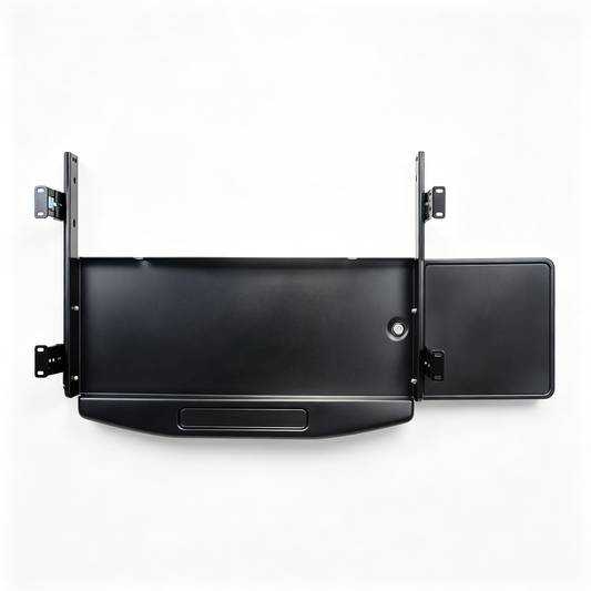 🖤 Under-Desk Keyboard Tray | Slide-Out Workspace Organizer | Free Up Your Desktop