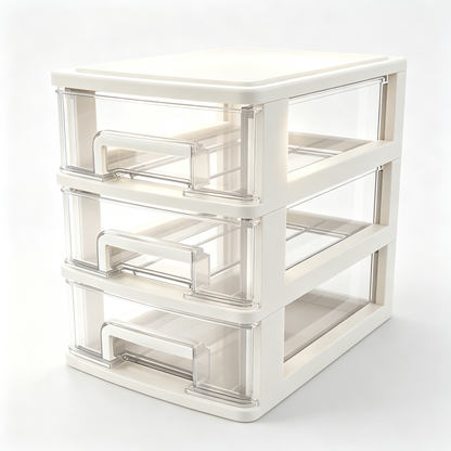 📂3-Tier File Drawer Organizer | Clear Pull-Out Storage | Clean Space-Saving Desk Essential