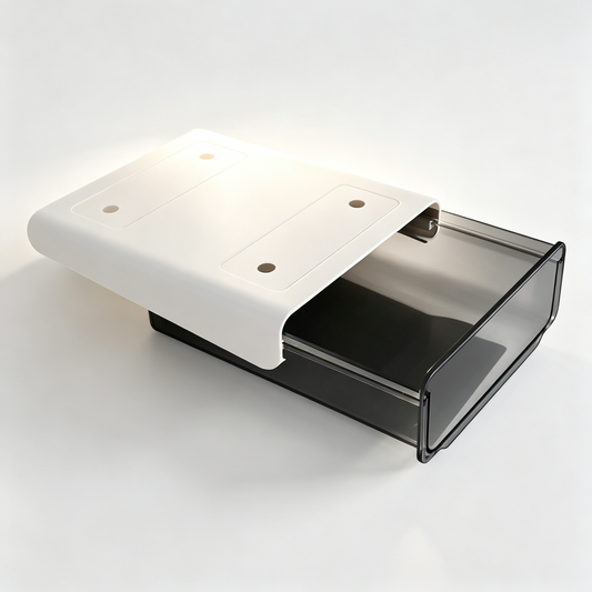 🤍 Under-Desk Hidden Drawer | Slide-Out Storage Organizer | Clean Clutter-Free Workspace