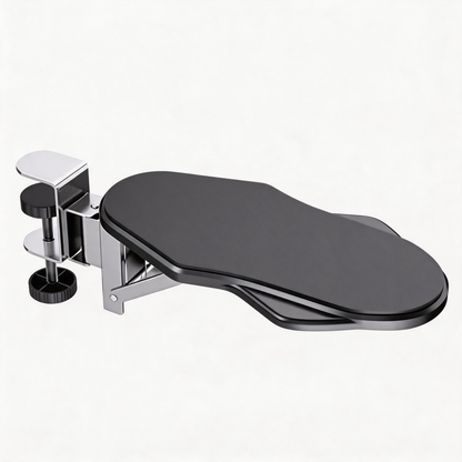 🖥️ Ergonomic Armrest | Metal Desk Support | Office Comfort Upgrade